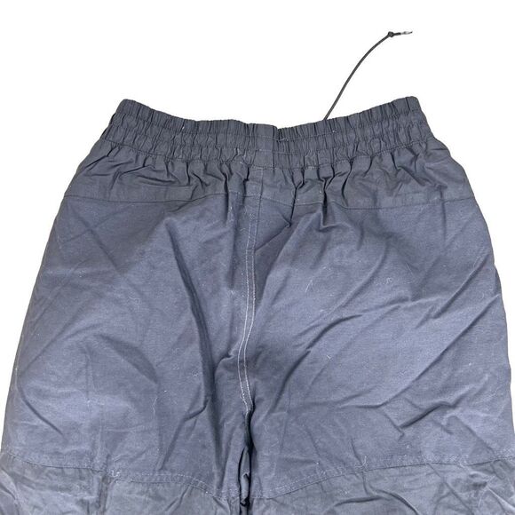 Black Dot Navy Blue Snow Ski Snowboard Pants Size M Drawstring Outdoor Nylon - Picture 9 of 9